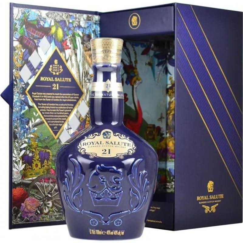 Royal Salute 21 anos The Signature Blend 700ml - Original C/ Caixa