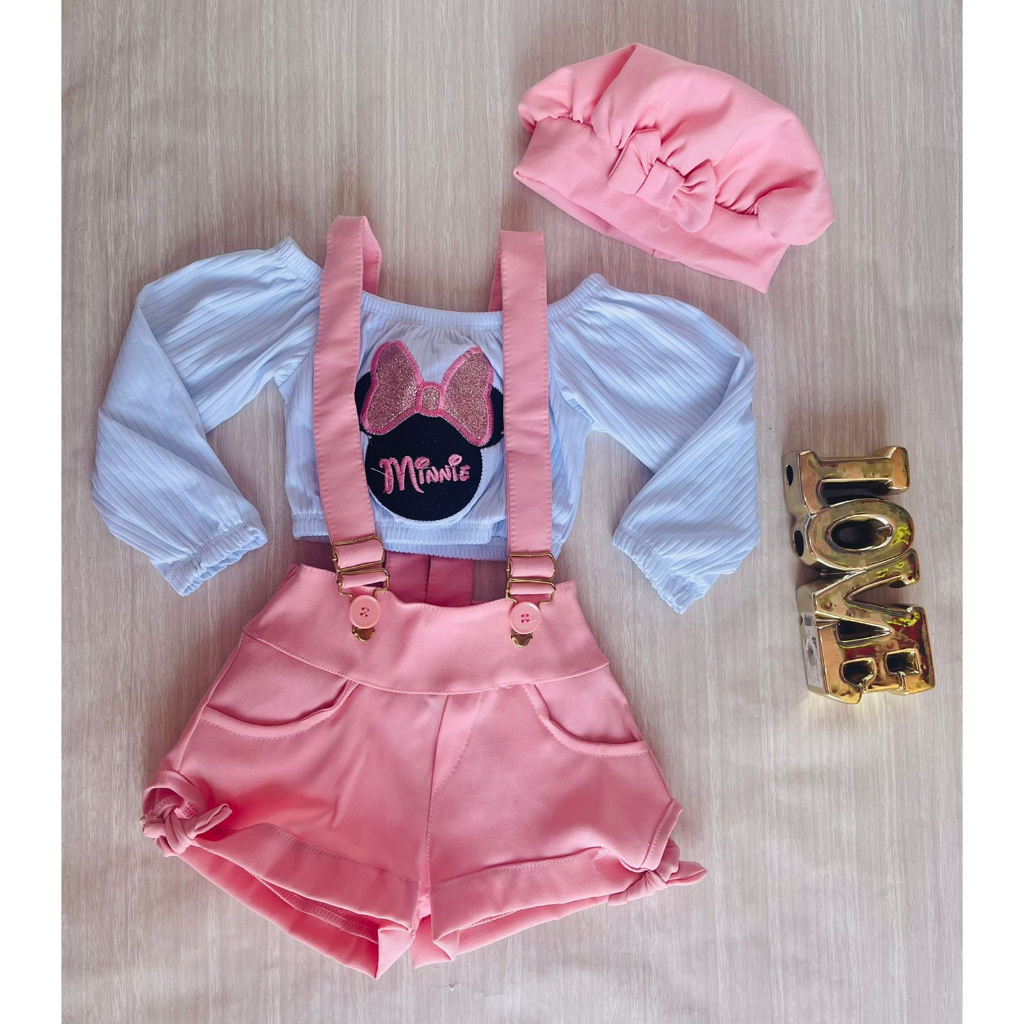 Roupa infantil menina blogueirinha peças Luxo Shopee Brasil