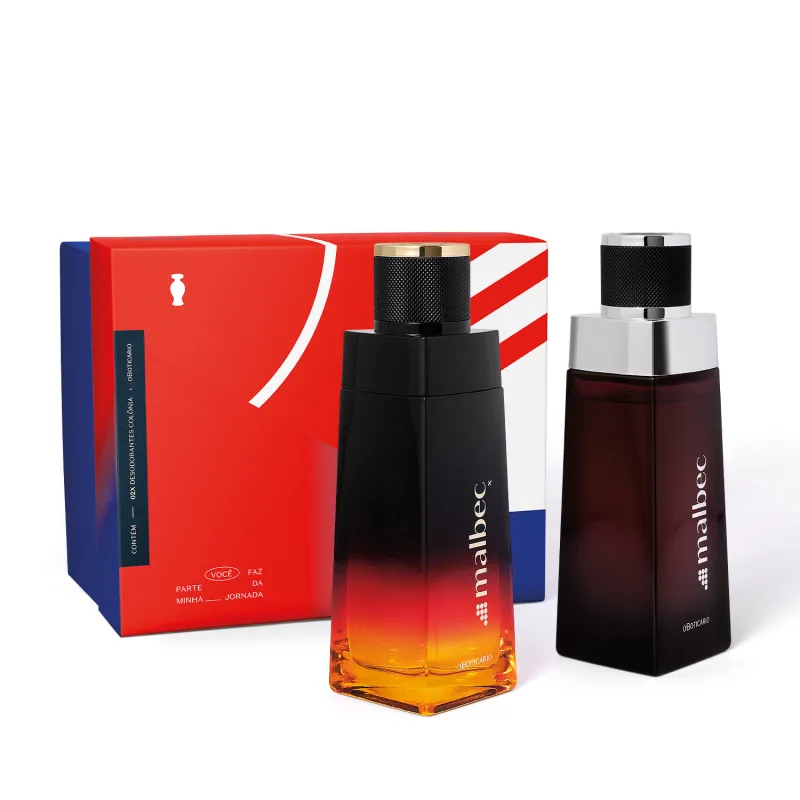 Kit Malbec (2 itens): 1 Malbec tradicional 100ml + 1 Malbec X