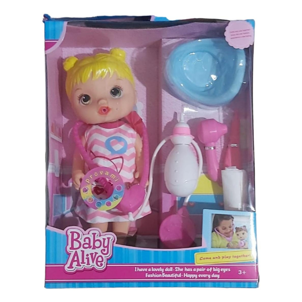 Roupa boneca Baby Alive Kit 5 peças Unicórnio