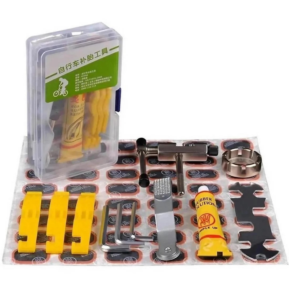 Kit Reparo Para Bike Ferramentas Remendo Chave De Corrente E Raio R-A10