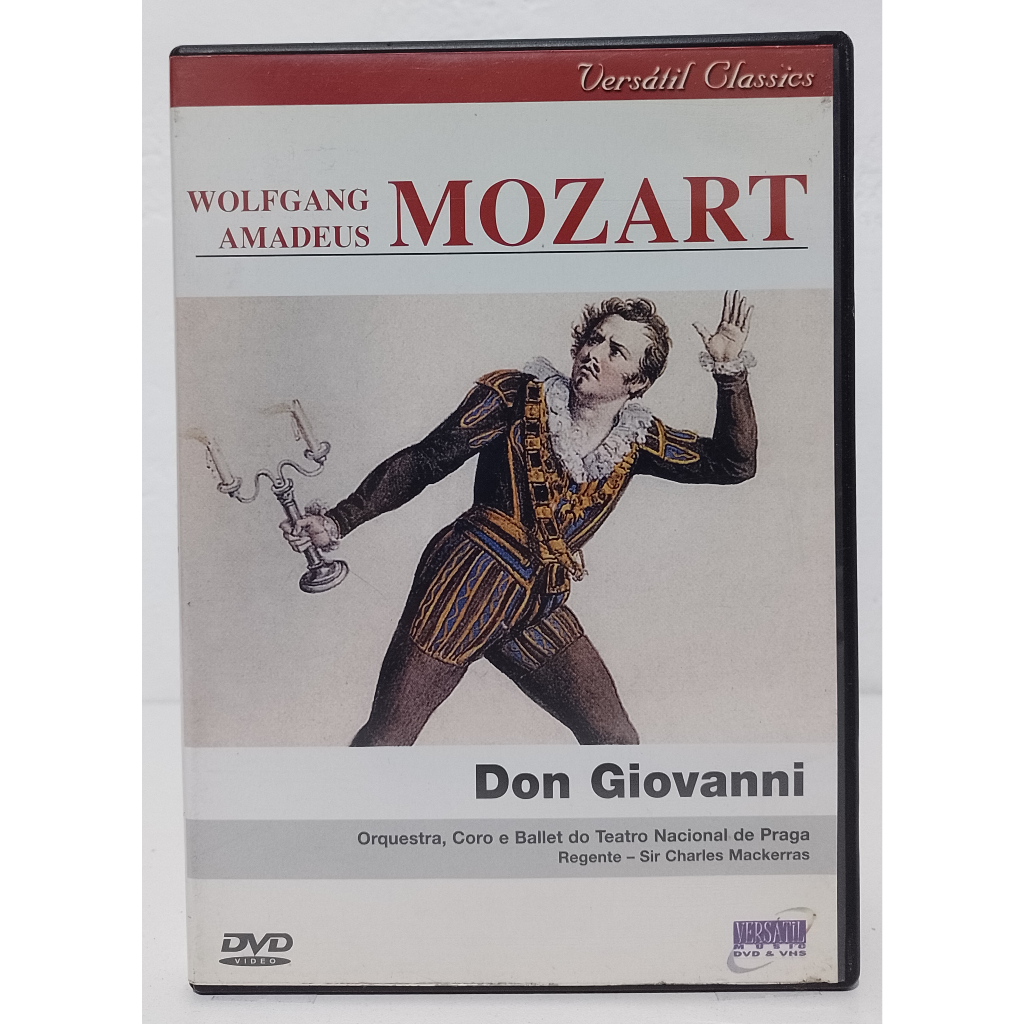 DVD - WOLFGANG AMADEUS - Mozart - Don Giovanni | Shopee Brasil