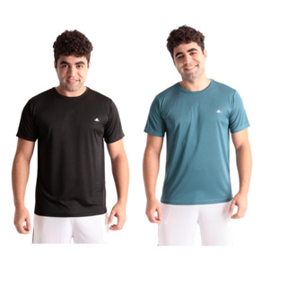 Kit 2 Camisetas Dry Fit Fitness Masculina Academia