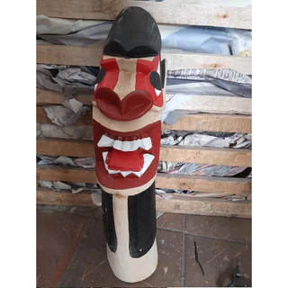Imagem Escultura Carranca 40 Cm G R A N D E Proteção