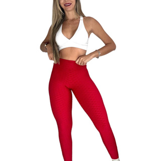 Calça Legging Feminina Fitness Della Empina e Levanta o Bumbum Academia  Treino Suplex Academia Adulto