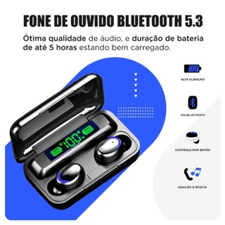 Fone Bluetooth F9-5 - Bluetooth 5.3 - Com Função Power Bank - Original