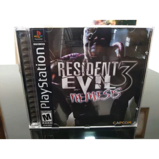 Ps1 Resident Evil 3 - midia preta