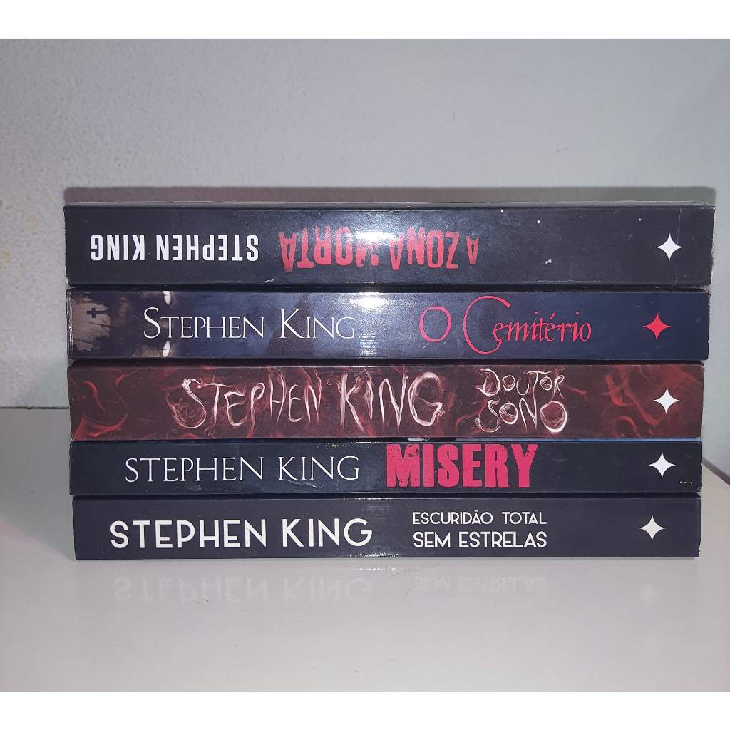 Livros variados - Stephen King - A Zona Morta; O Cemitério; Doutor Sono;  Misery; Escuridão total sem estrelas