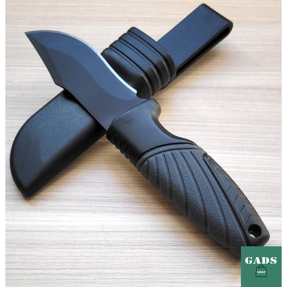 Mini Faca Tática Militar ClipPoint Pesca Camping Trilha C/ Bainha