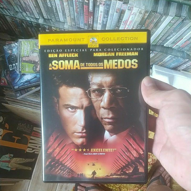 Dvd A Soma De Todos Os Medos Ben Affleck Morgan Freeman Shopee Brasil