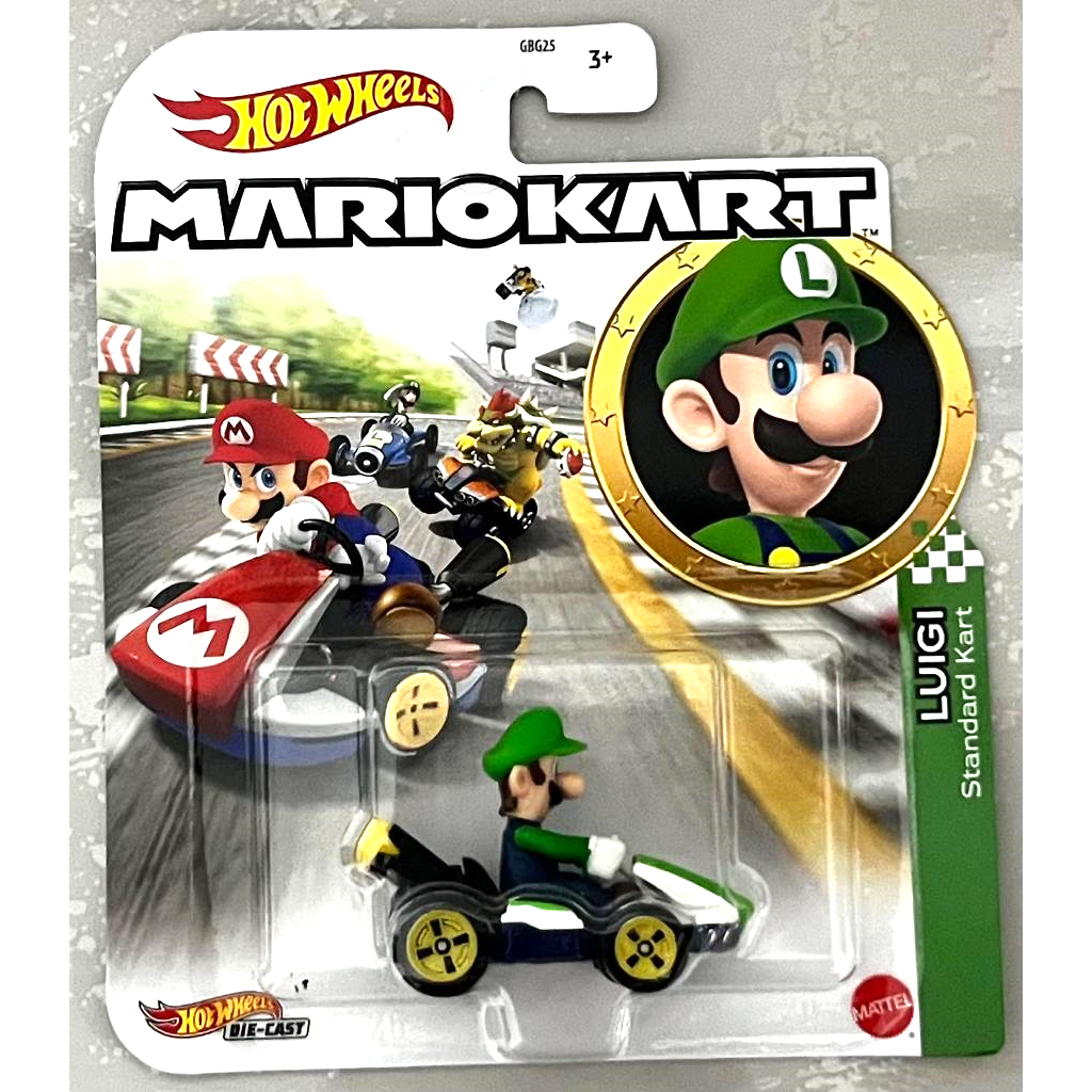 Hot Wheels Mario Kart Luigi Standard Kart Lote A 2023 Shopee Brasil