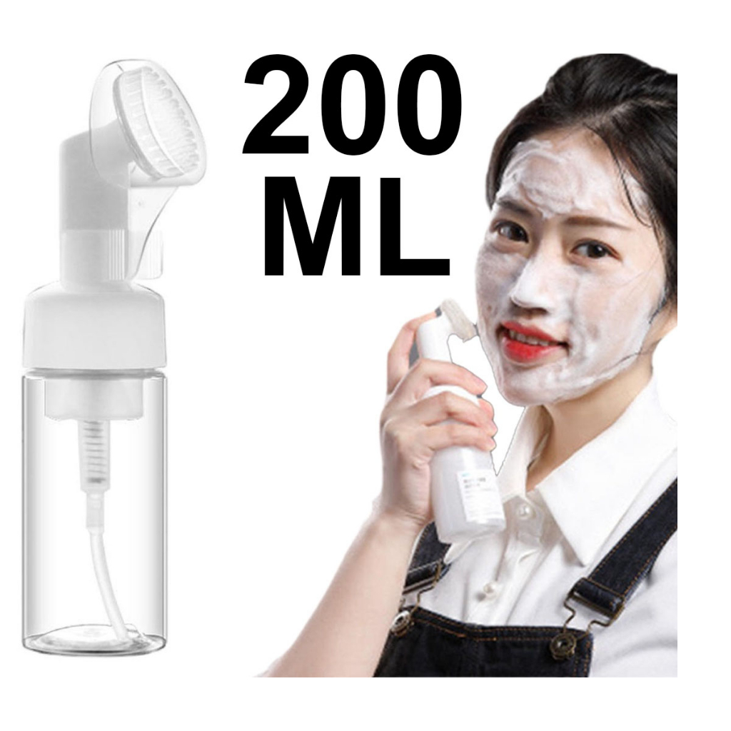 Frasco Pump Espumador Com Escova Limpeza