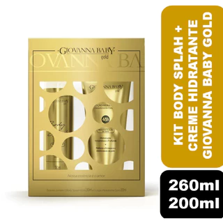 Kit Giovanna Baby Body Splash 260ml + Loção Hidratante Gold 200ml