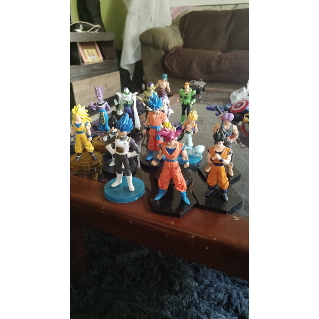 COLEÇÃO DRAGON BALL 17 BONECOS