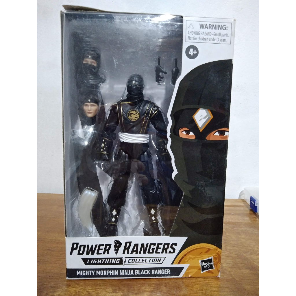 Black Ninja Ranger Power Rangers Lightning Collection | Shopee Brasil
