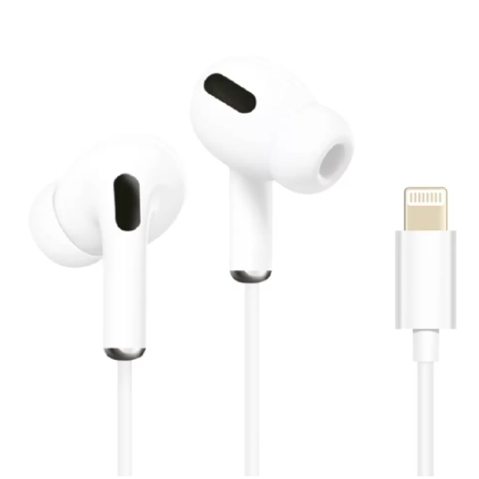 Fone De Ouvido Para iPhone 11 12 X Xr 7 8 Plus Com Microfone HREBOS HS ...
