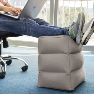 Almofada Apoio Descanso Pés Inflável Crianças Viagem Avião Carro 3 Posições ref: CG1618-2 em Oferta na Shopee
