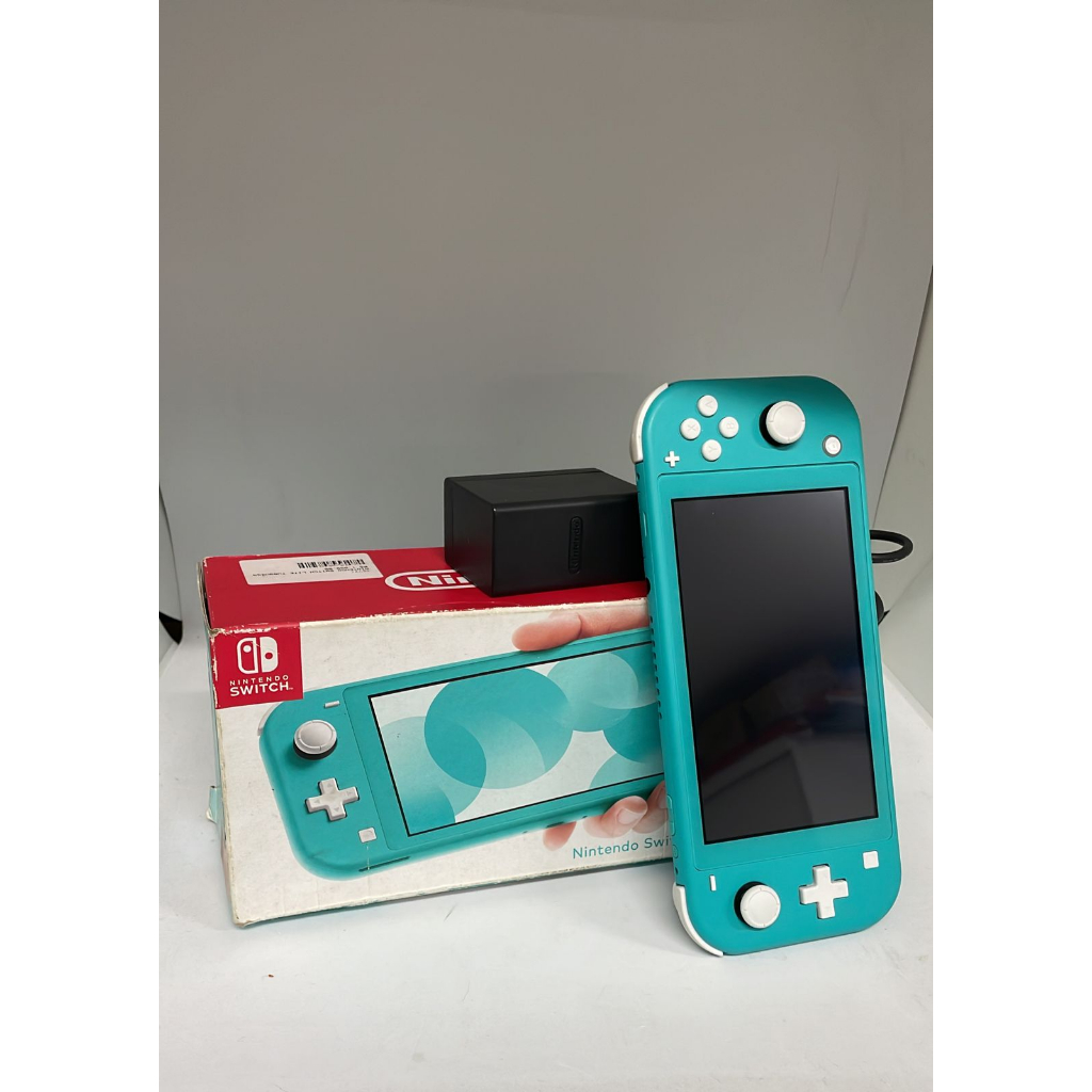 Nintendo Switch Lite 32GB Azul Turquesa Seminovo Shopee Brasil