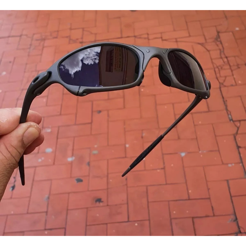 Oculos Juliet Xmetal Preto Fosco Lente Black g20 + Case Porta