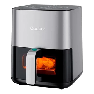 Fritadeira Elétrica Sem Óleo Gaabor 4,5L Com Visor 1450W Cinza
