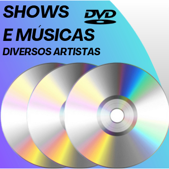 DVDs de Shows, músicas e clipes | Diversos estilos musicais | Para quem quer guardar momentos especiais | Ótimo custo benefício, descontos para quem comprar mais de uma unidade.