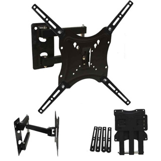 Suporte Home Design HDL-117B-2 de parede para TV/Monitor de 14" até 55" Preto Suporte Articulado