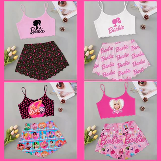 pijama rosa pink baby doll roupa de dormir croped