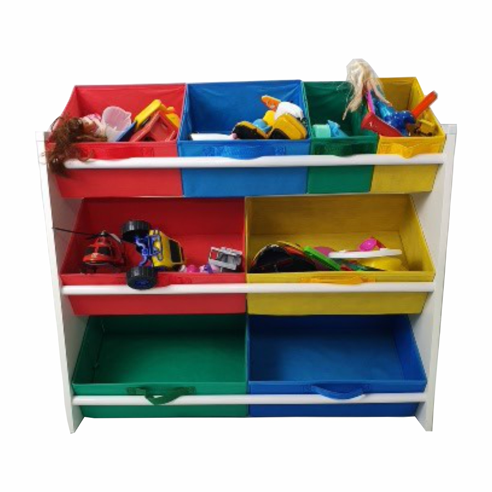 Organizador Porta Brinquedo Quarto Montessoriano Colorido