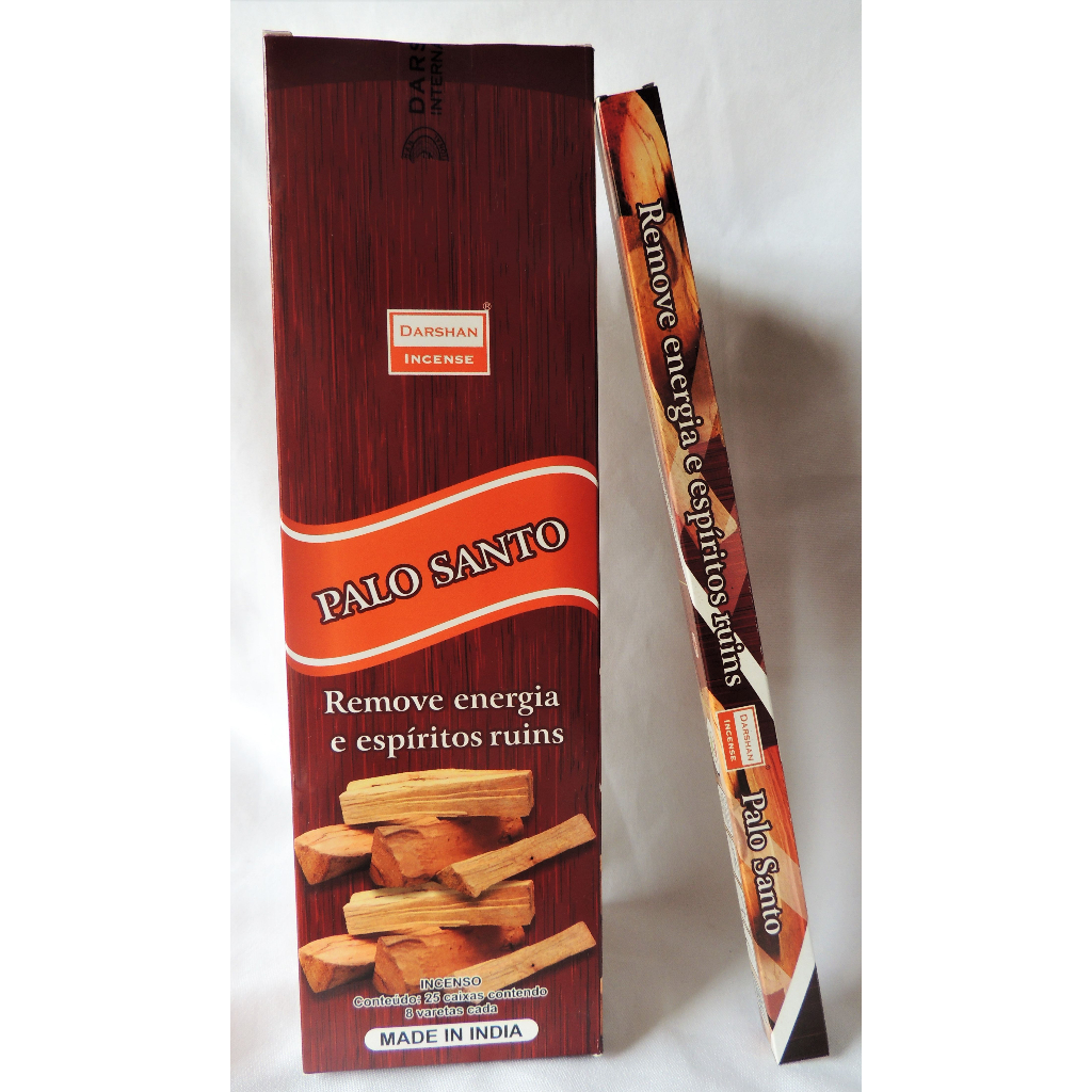 Incenso Palo Santo Unidade Pacote com 8 Varetas