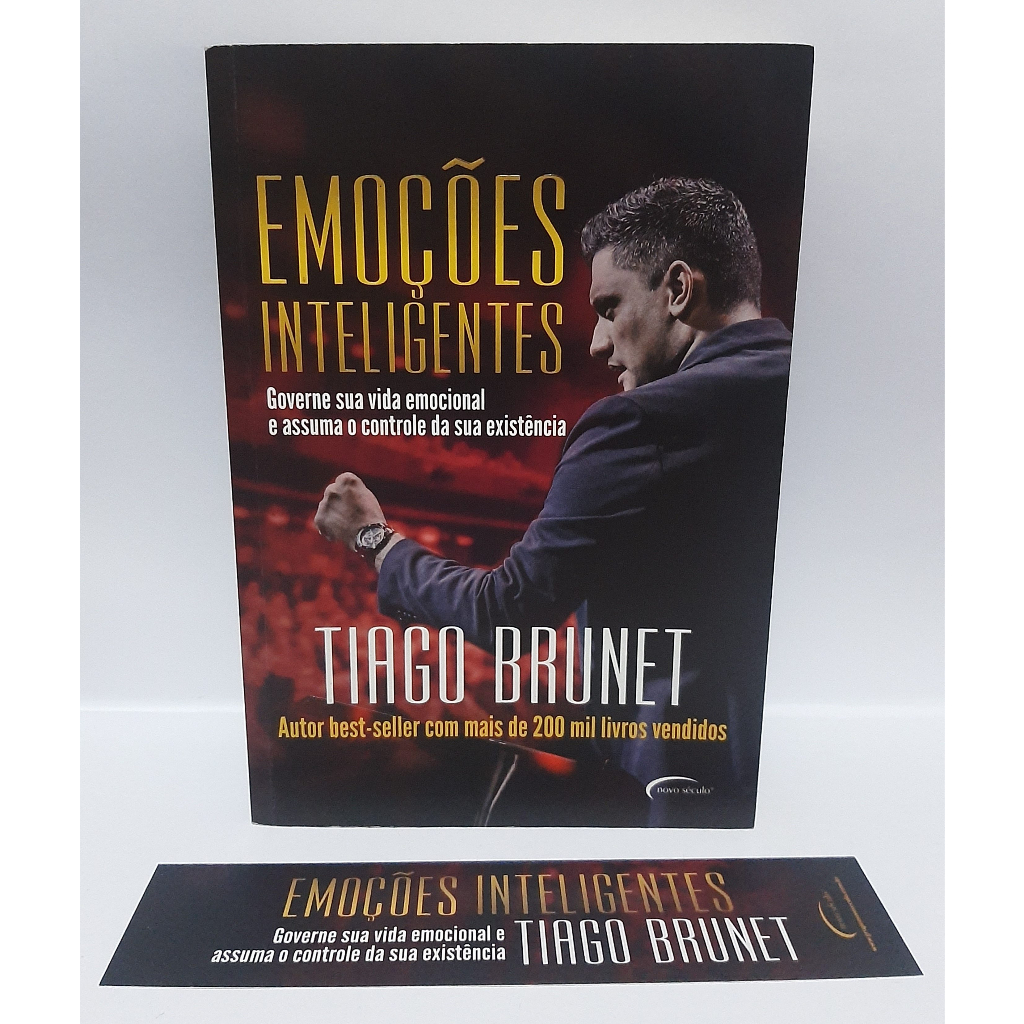 Livro Emoções Inteligentes / Tiago Brunet | Shopee Brasil