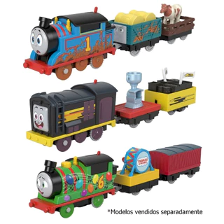 Trem Motorizado c/ Vagões Melhores Momentos - Thomas E Seus Amigos - Fisher Price - Mattel