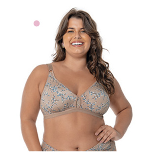 Sutiã Plus Size Para Mulheres De Renda Sexy Push Up Underwire Lingerie D E  Cup