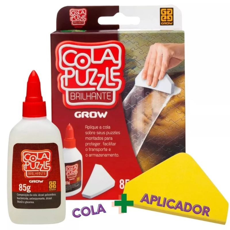 Cola Especial Para Quebra Cabeça Puzzle Brilhante ,cola adesivo ...