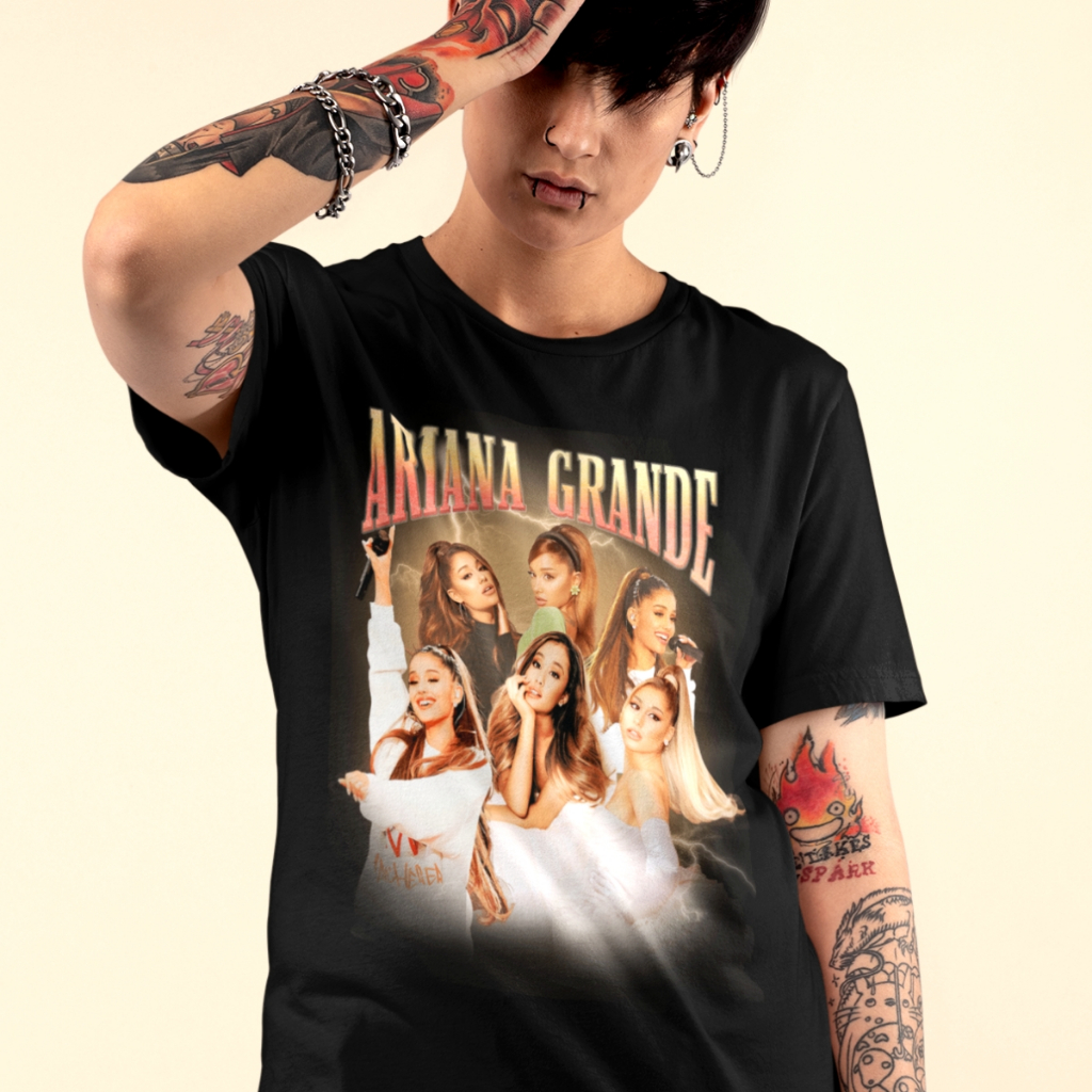 Camiseta e Baby Long Qualidade Premium Musica Ariana Grande 100 Algodao Malha Penteada 347 Shopee Brasil