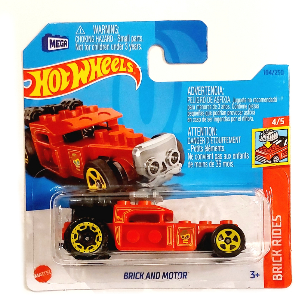 Miniatura Hot Wheels Brick and Motor (104/250) Brick Rides (4/5 ...
