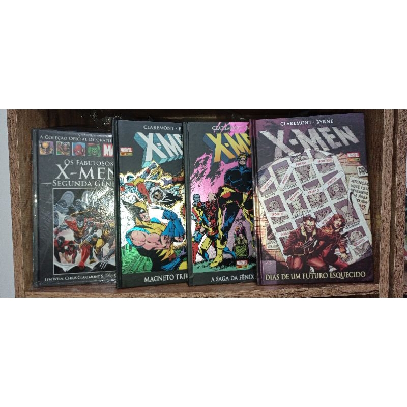 Pacote X-Men Deluxe - Segunda Gênese, Magneto Triunfa, A Saga da Fênix Negra e Dias de um Futuro Esquecido [capas metalizadas]