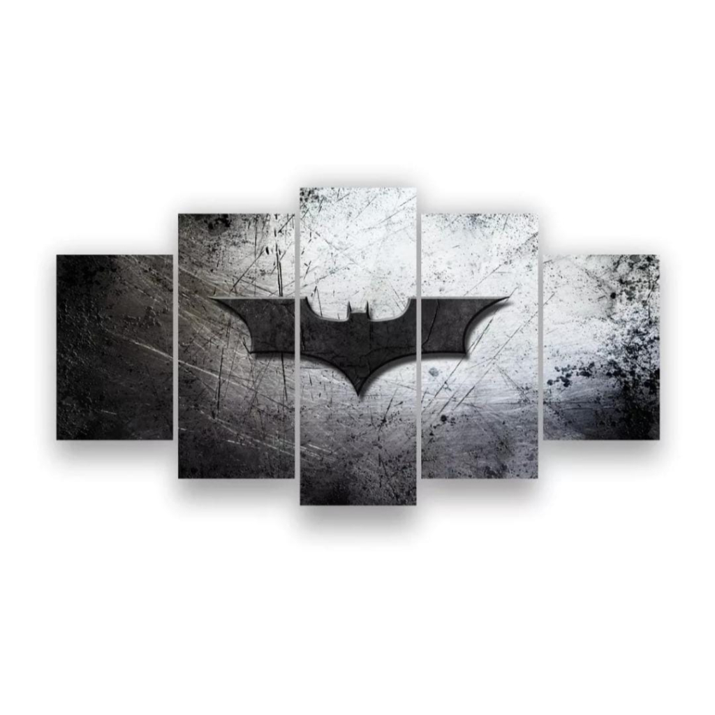 Quadros Decorativos Sala Quarto Batman Morcego Simbolo | Shopee Brasil