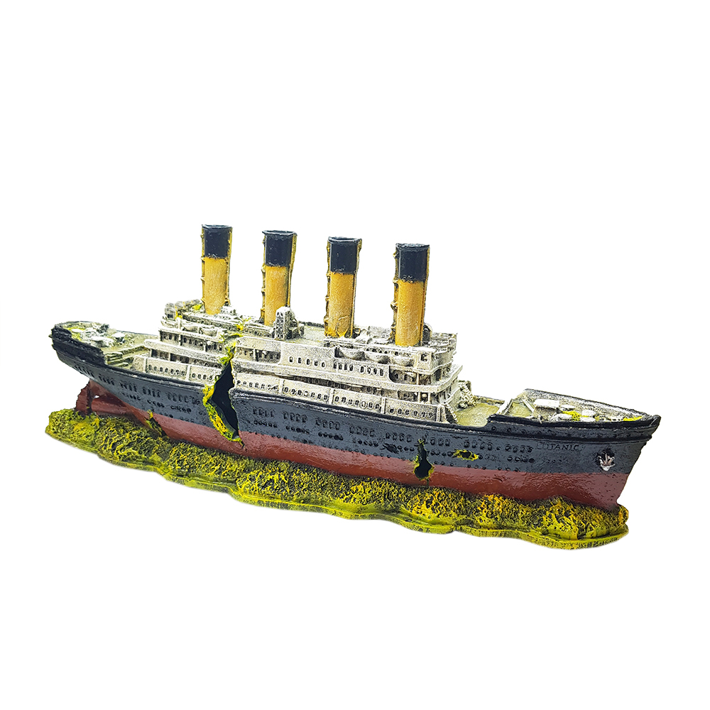 Enfeite Para Aquário - Titanic Grande