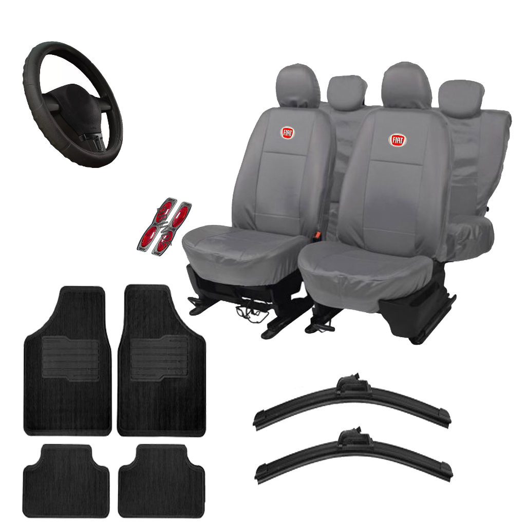 kit capas de assentos para banco carro couro courvin palhetas volante fiat palio 96 97 98 99 2000 2001 2002 tapetes automotivos