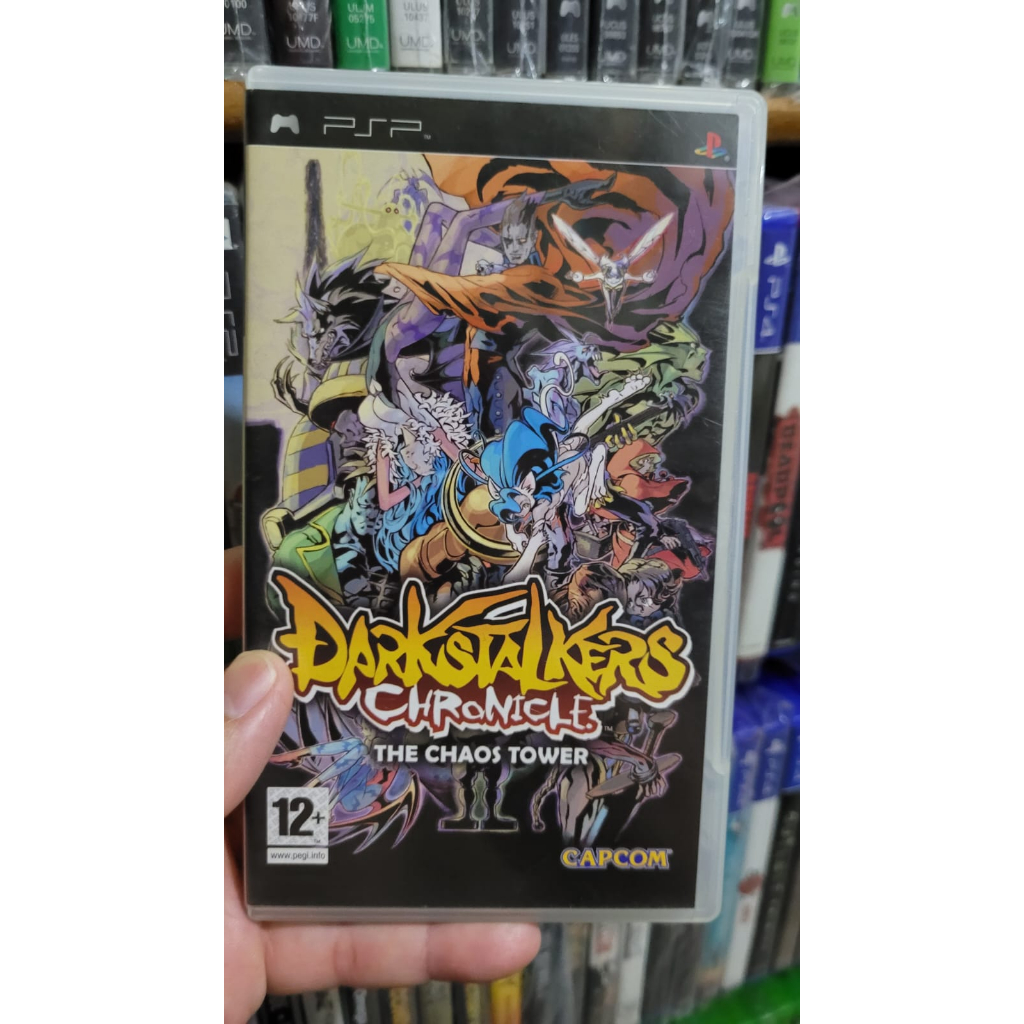 Jeu PSP DarkStalkers Chronicle - The Chaos Tower, Version Française, Complet (boîte, Manuel, Disque)