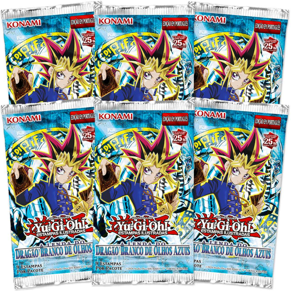 Yugioh Box 24 Booster A Lenda Do Dragão Branco De Olhos