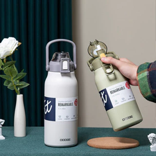 Garrafa Térmica de Viagem Aço Inox 1,0L Litro Água Café com Alça Camping Trilha Acampamento
