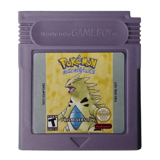 Fita Pokémon Yellow Pikachu Compatível Game Boy Gbc Gba