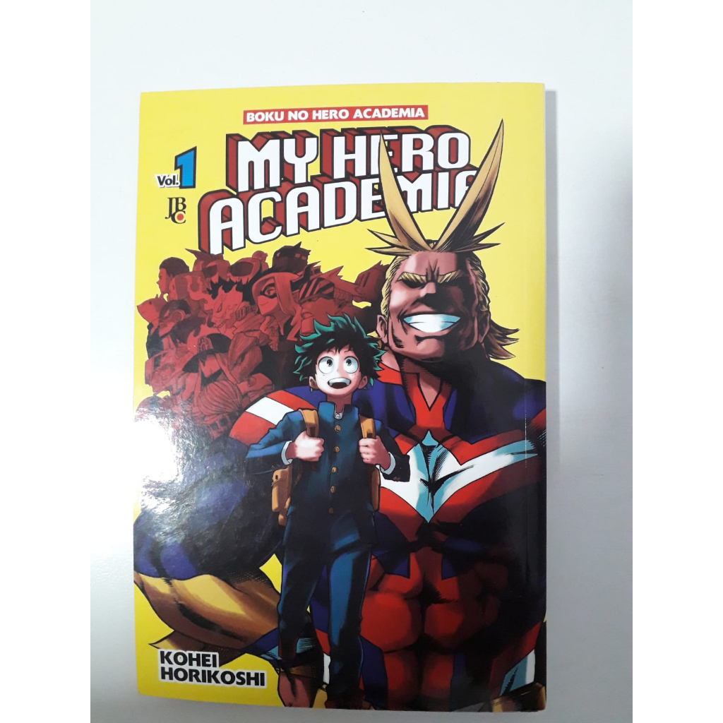 Mangá Boku no Hero My Hero Academia Volume 1 Anime Japão | Shopee Brasil
