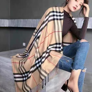 Kit 3peças Cachecol Feminino Grande 1,60x0,60cm Moda Inverno Outono Xadrez Clássico Promoção Lançamento