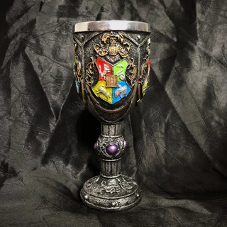 Cálice/Taça Harry Potter 4 Escolas 3D Resina