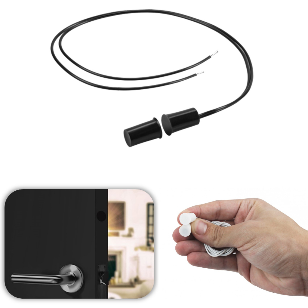 Kit 5 Sensores De Abertura Com Fio Magnético Xas De Embutir Shopee Brasil