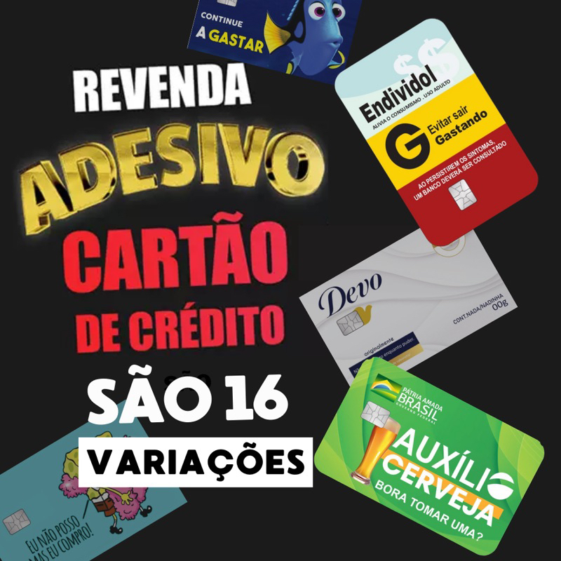 Skin Adesivo Traseira Camuflado Preto Para Cartão Crédito (Cartão NuBank)