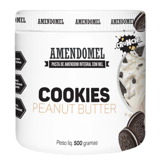Pasta Amendomel 500g Chocolate Branco Com Cookies - Thiani