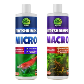Powerfert Fertilizante Camarão Fertshrimps Macro Micro 500ml Fertilizante Para Aquario Plantado Com Camarão Neocaridina Lagosta